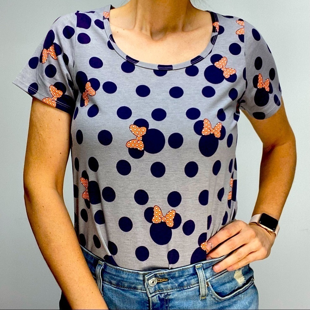 LulaRoe Disney Minnie Mouse Polka Dot Shirt 🎀